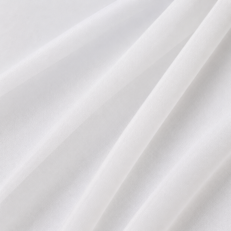 Chiffon recycled polyester